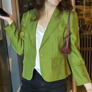Fun green vintage Talbots blazer